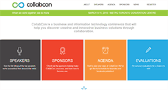 Desktop Screenshot of collabcon.org