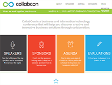 Tablet Screenshot of collabcon.org